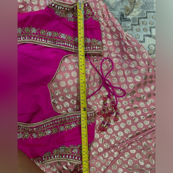 Hot Pink / Purple Lengha (Indian Dress) - Picture 8 of 10